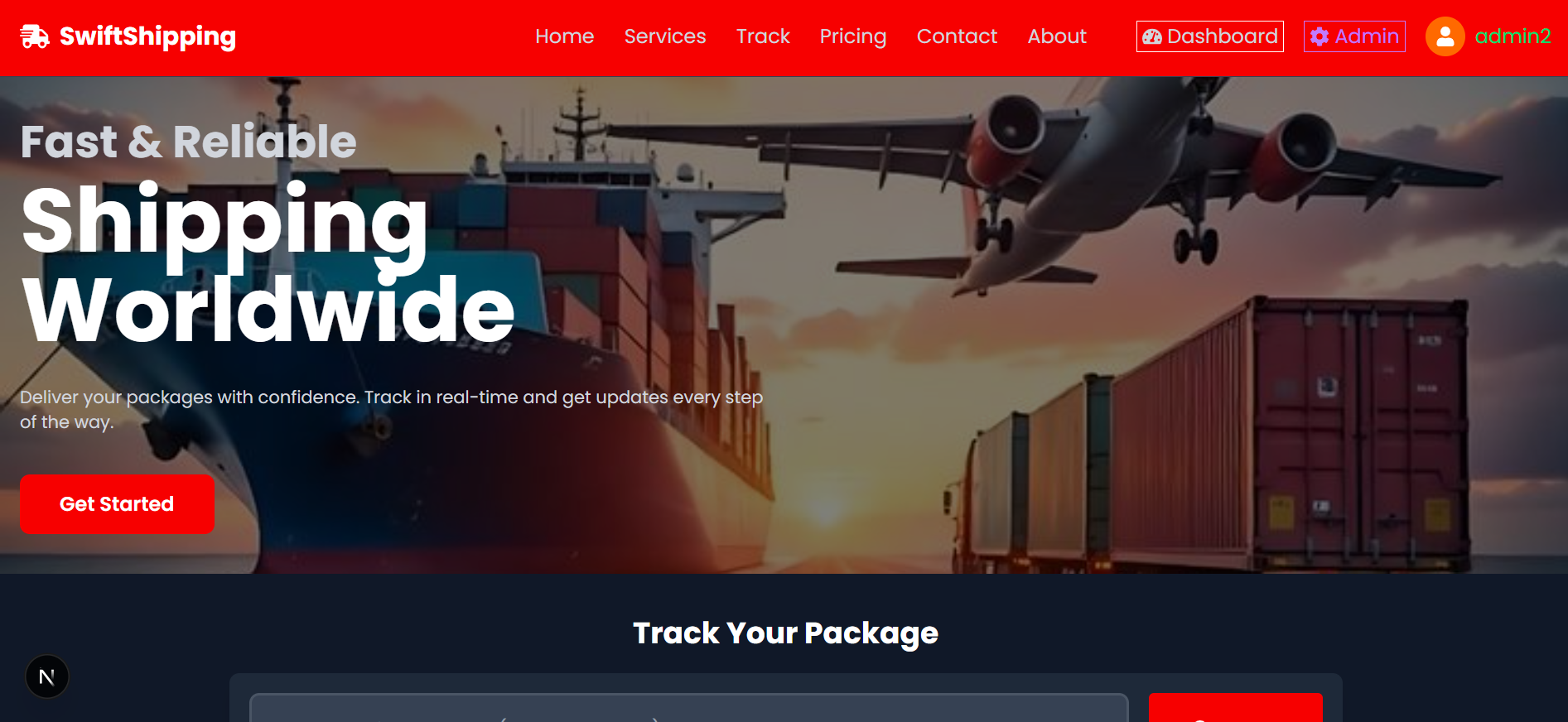 Shipping Dashboard
