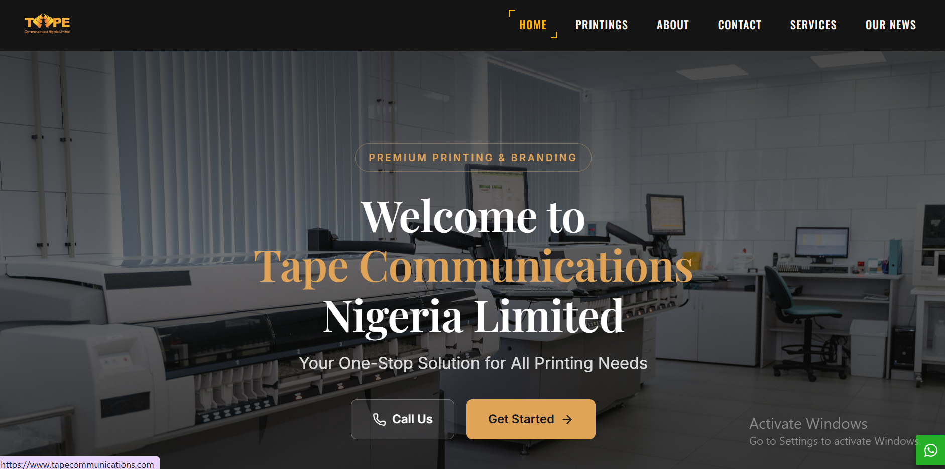 Tape Communications Digital Platform
